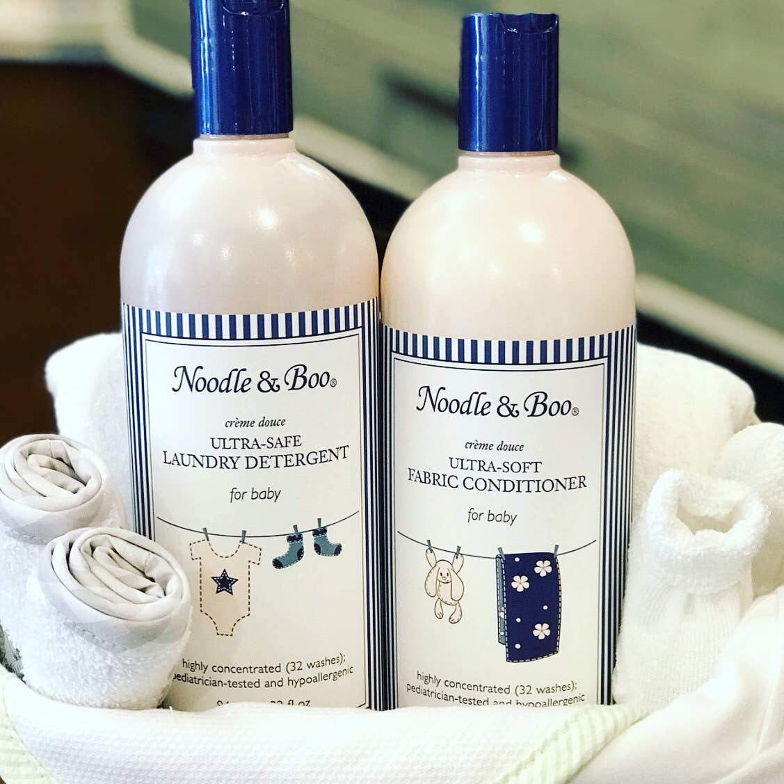 Noodle & Boo - Wholesale Liquid Laundry Detergent - Ultra-Soft Baby Fabric Conditioner, Crème Douce, 32 oz4