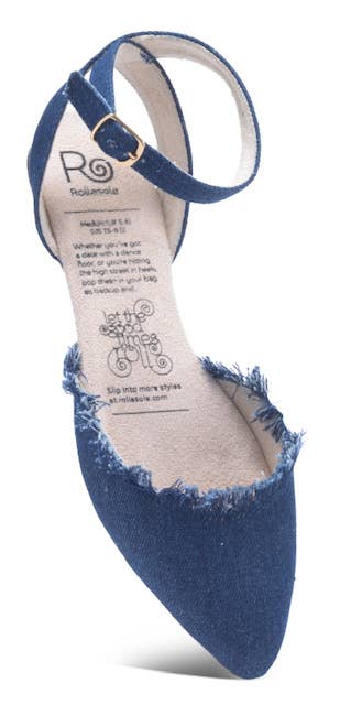 Rollasole - Wholesale Flats - Women's - Denim Dash1