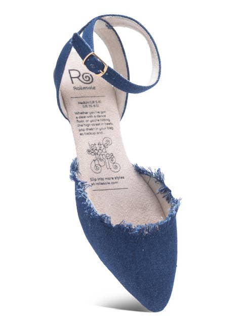Rollasole - Wholesale Flats - Women's - Denim Dash1