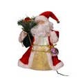 Kurt S. Adler, Inc. - Wholesale Tree Topper - 12" CUL FIBROPTC LED SANTA TREE TOPPER