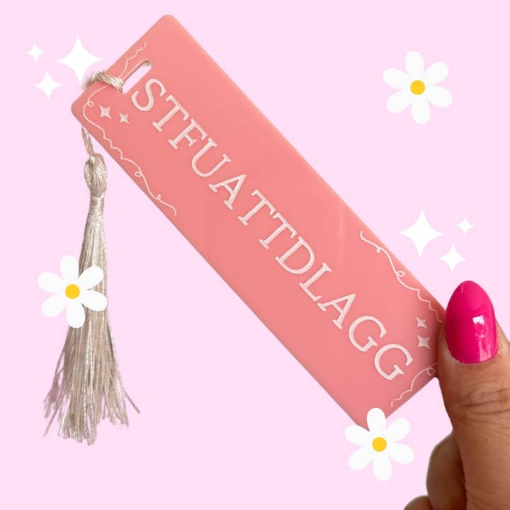 STFUA Book Mark (Quirky, Funky, Kawaii,Y2K) for wholesale by Honey Blue Lane