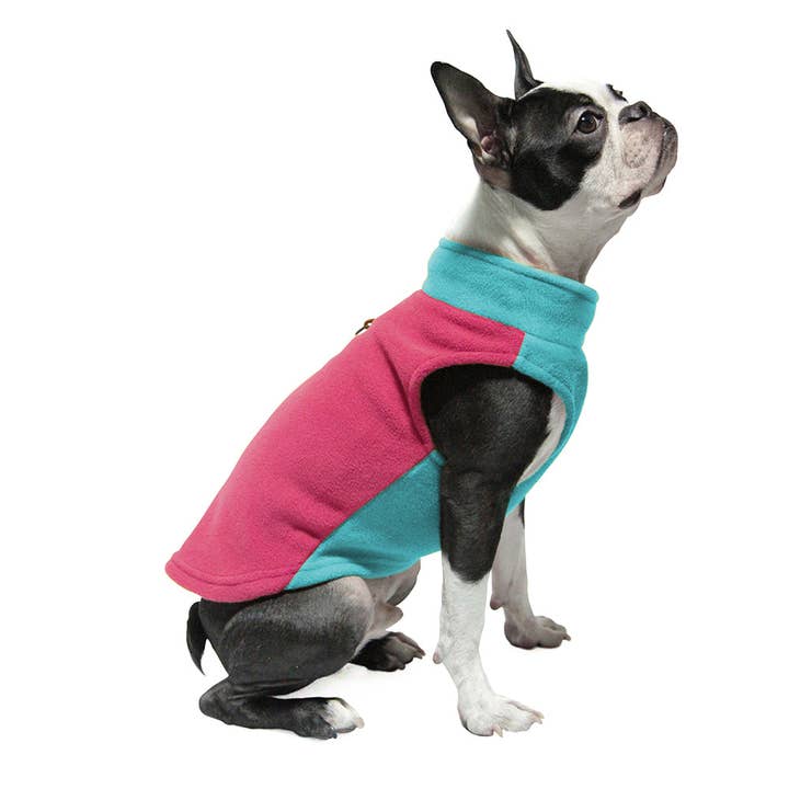 Gooby - Wholesale Pet Vest - Dog - #72106D Fleece Vest Half Stretch8