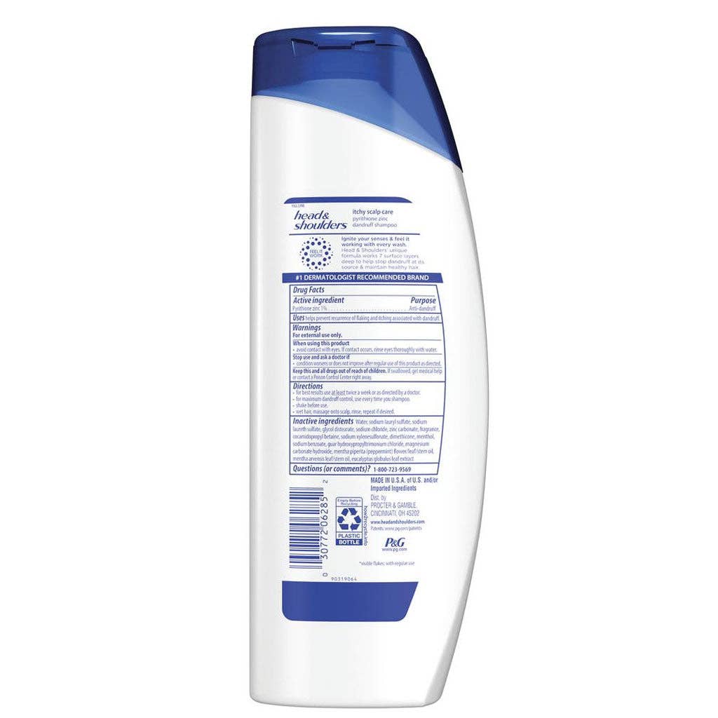 KT Supply - Wholesale Hair Shampoo - HeadShoulders Dandruff Shampoo, Itchy Scalp Care, 12.5oz1