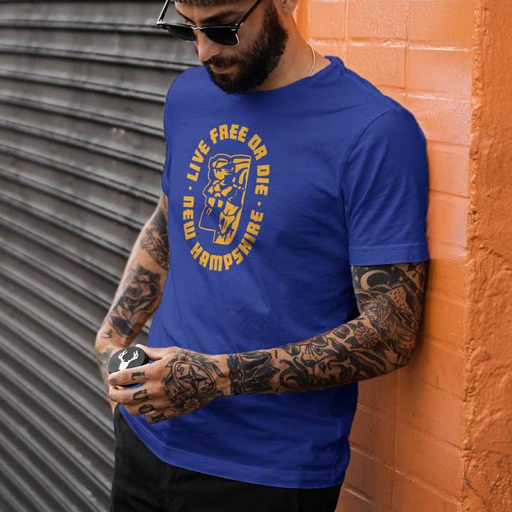 RetroPlanet - Wholesale Hoodie - Unisex - New Hampshire Live Free Or Die T-Shirts Sweatshirts Hoodies