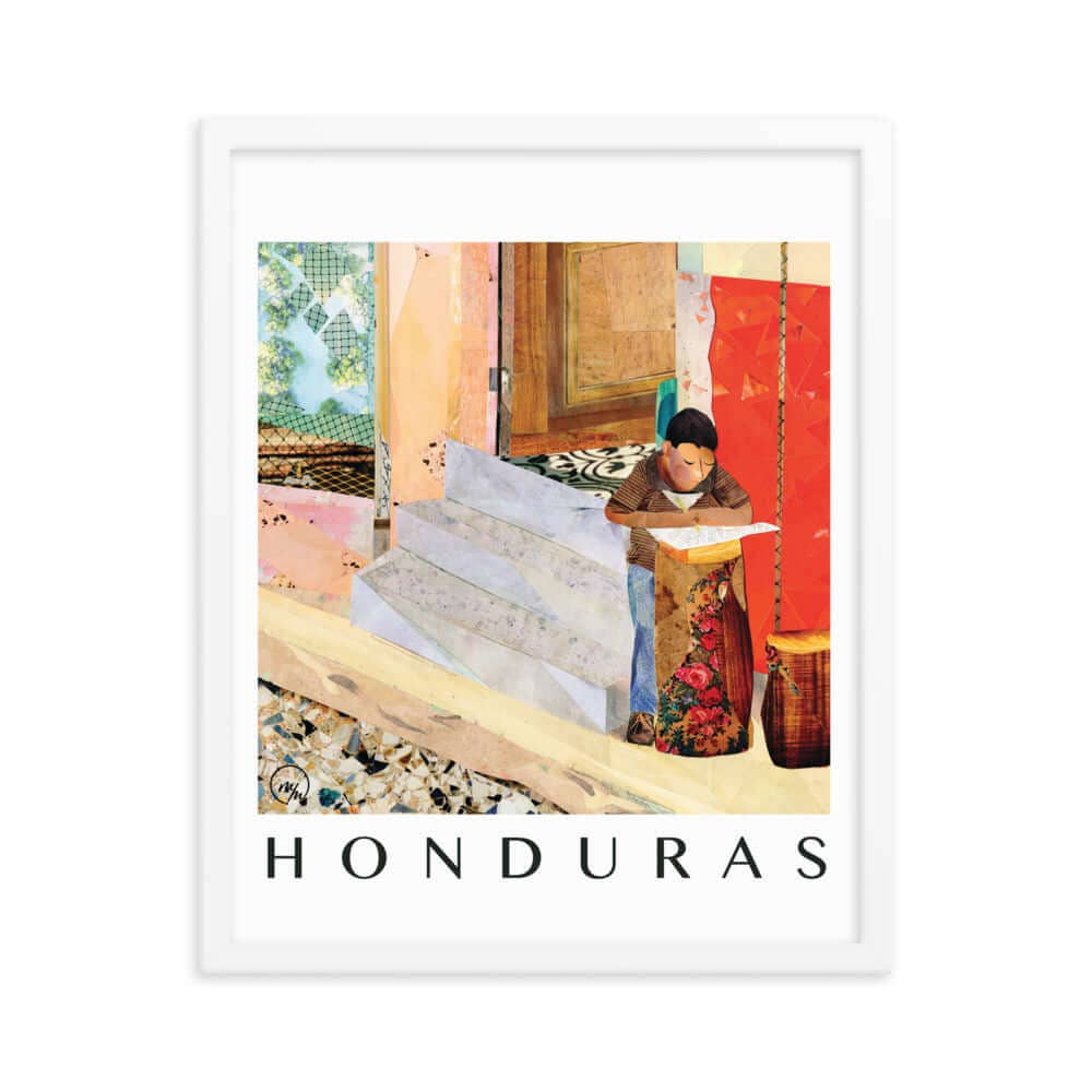 more the merrlier - Wholesale Art Print - Copán Ruinas, Honduras Framed Collage Art Poster Print7