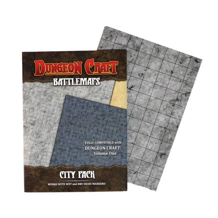 1985 Games - Wholesale Board Game - BattleMap: City battle map - TTRPG Terrain