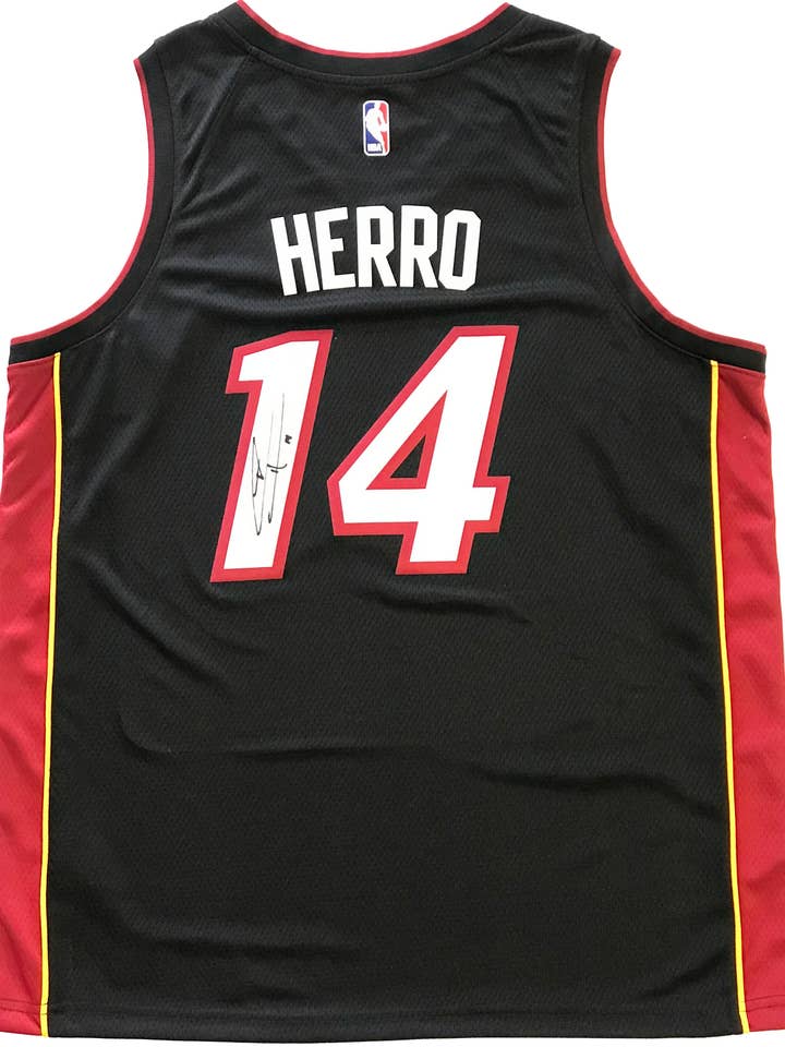 Tyler Herro Autographed Miami Heat Swingman Black Jersey (JS for wholesale by Hollywood Collectibles