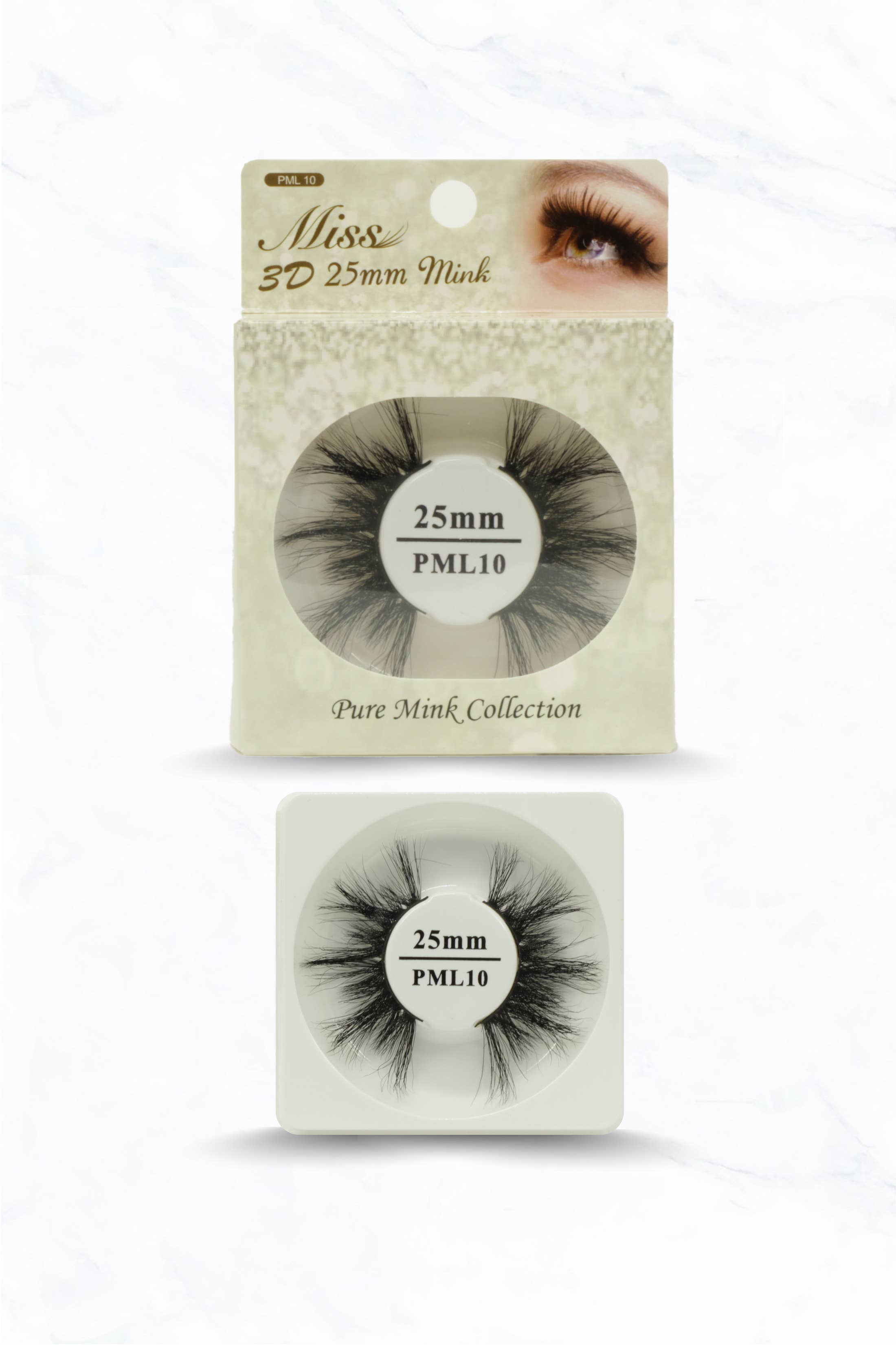 Suzie Q USA – Engroshandel Falske øjenvipper – Miss 3D 25 mm Mink PML 1-129