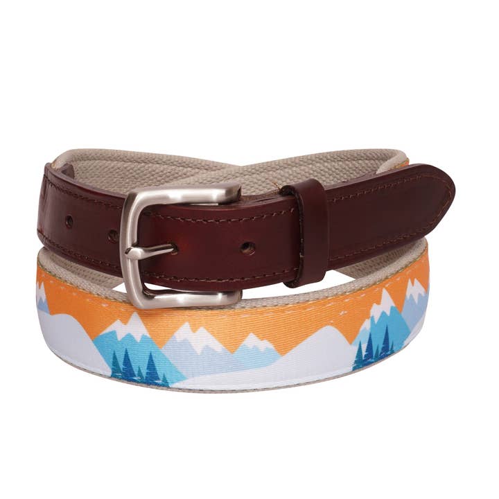 Sunset Dye-Sublimation Belt for wholesale by YRI Custom Designs