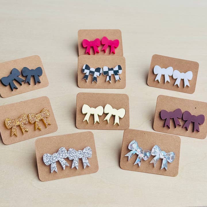 Bow Stud Earrings for wholesale by Just Grace Co