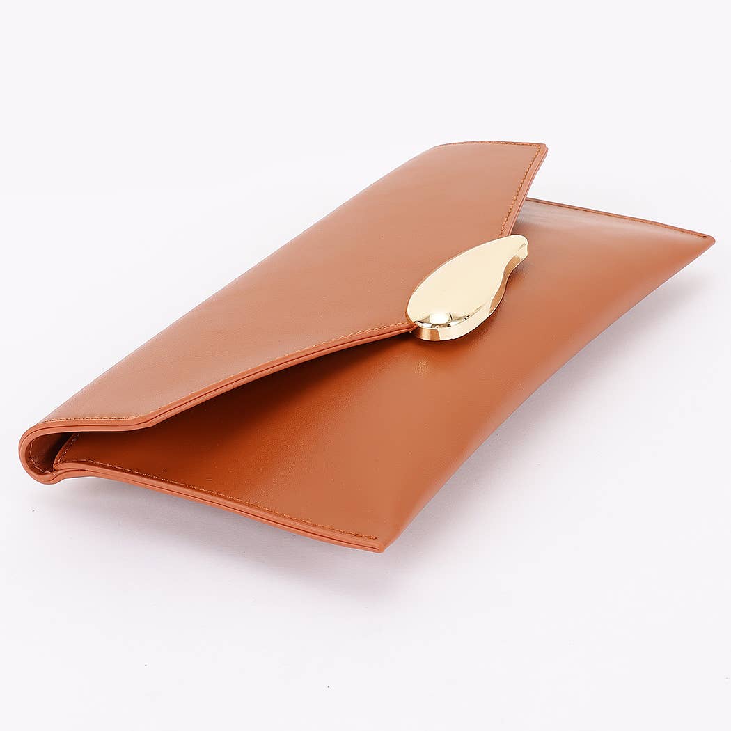 3AM BY H&D ACCESSORIES - Wholesale Clutch Bag - Women's - Vegan Leather Envelope Clutch Bag4