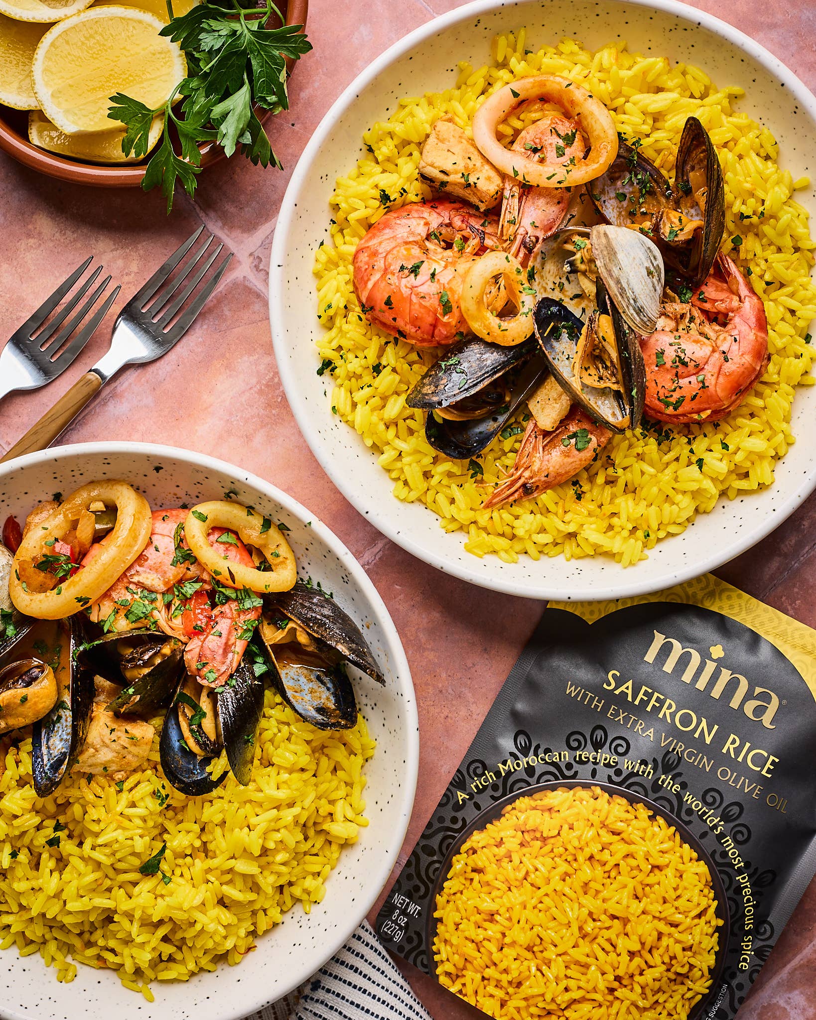 Mina - Wholesale Rice - 8 oz Saffron Rice4