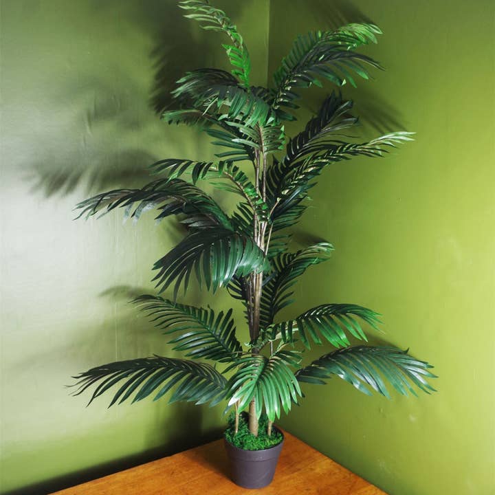 Leaf Design UK LTD – wholesale Konstgjord växt – Stor konstgjord palmträd 140cm Areca Palm Extra Tall