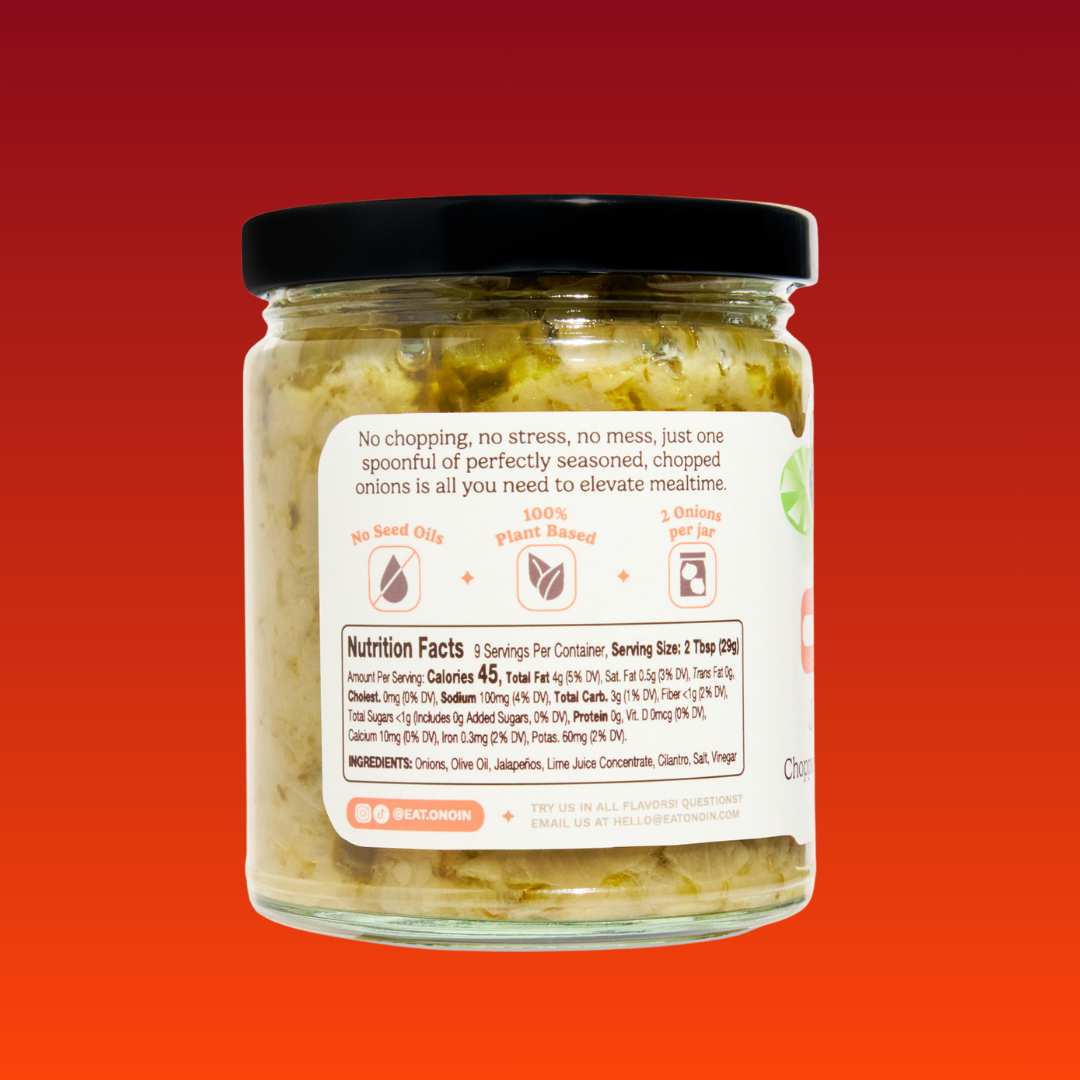 ONOIN - Wholesale Relish - Jalapeño Lime Chopped Onions - Gourmet Condiment & Sauce2