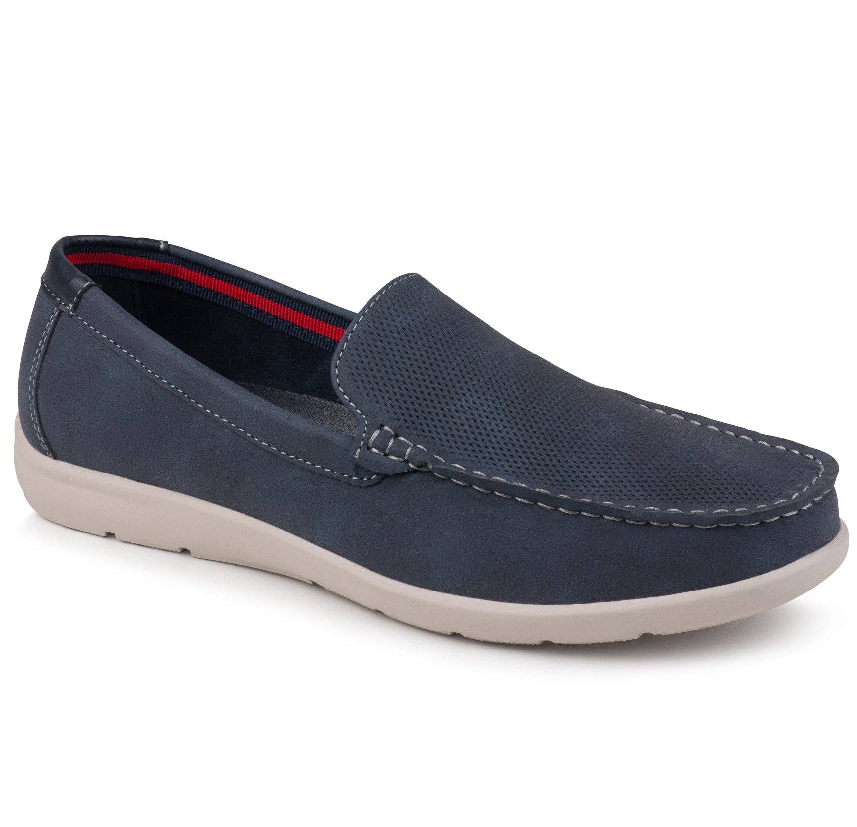 BeShoes Distribuição - Wholesale Loafers - Men's - Uauh® Blue Men's Leather Shoe -2151jn162m