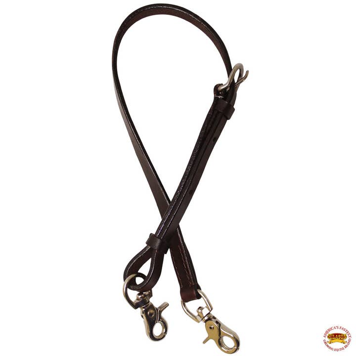 Tan 28" Western Horse Roping Tie Down Strap Snap Dark Brown for wholesale on Faire