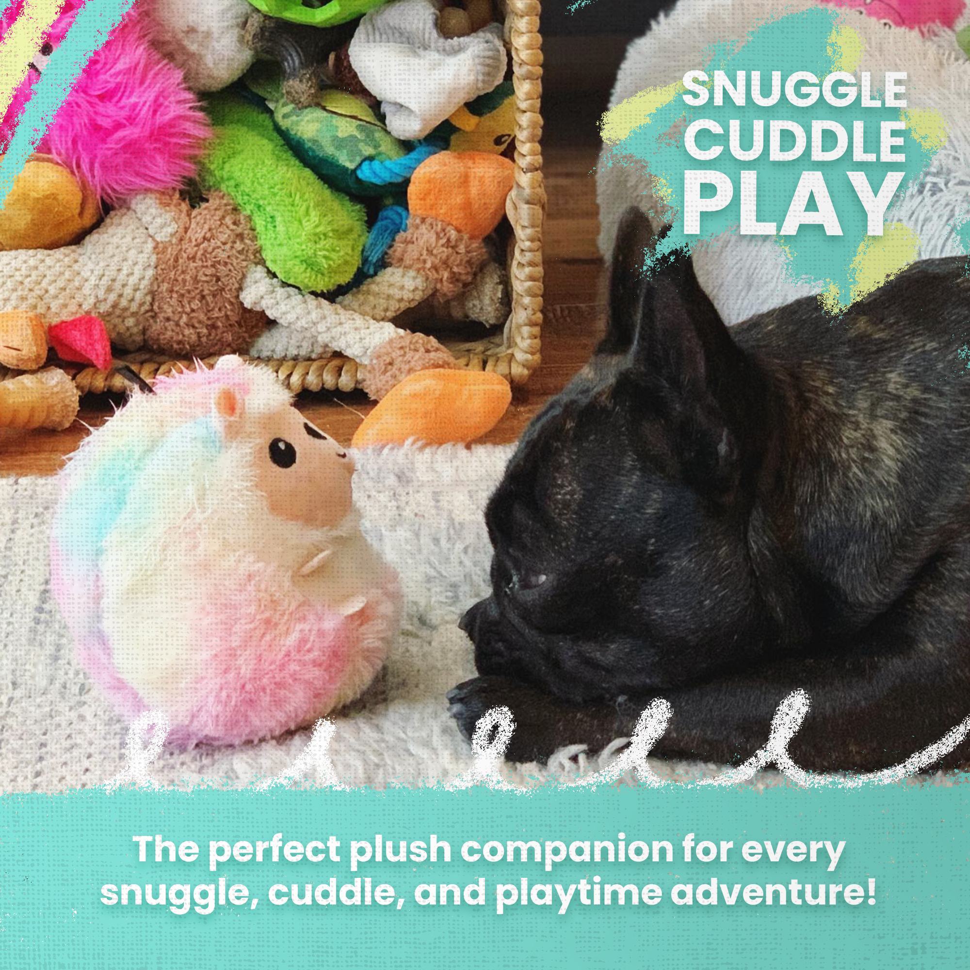 SnugArooz – Engroshandel Tøjdyr - Hund – Gulerod og Ærte 2-pak5