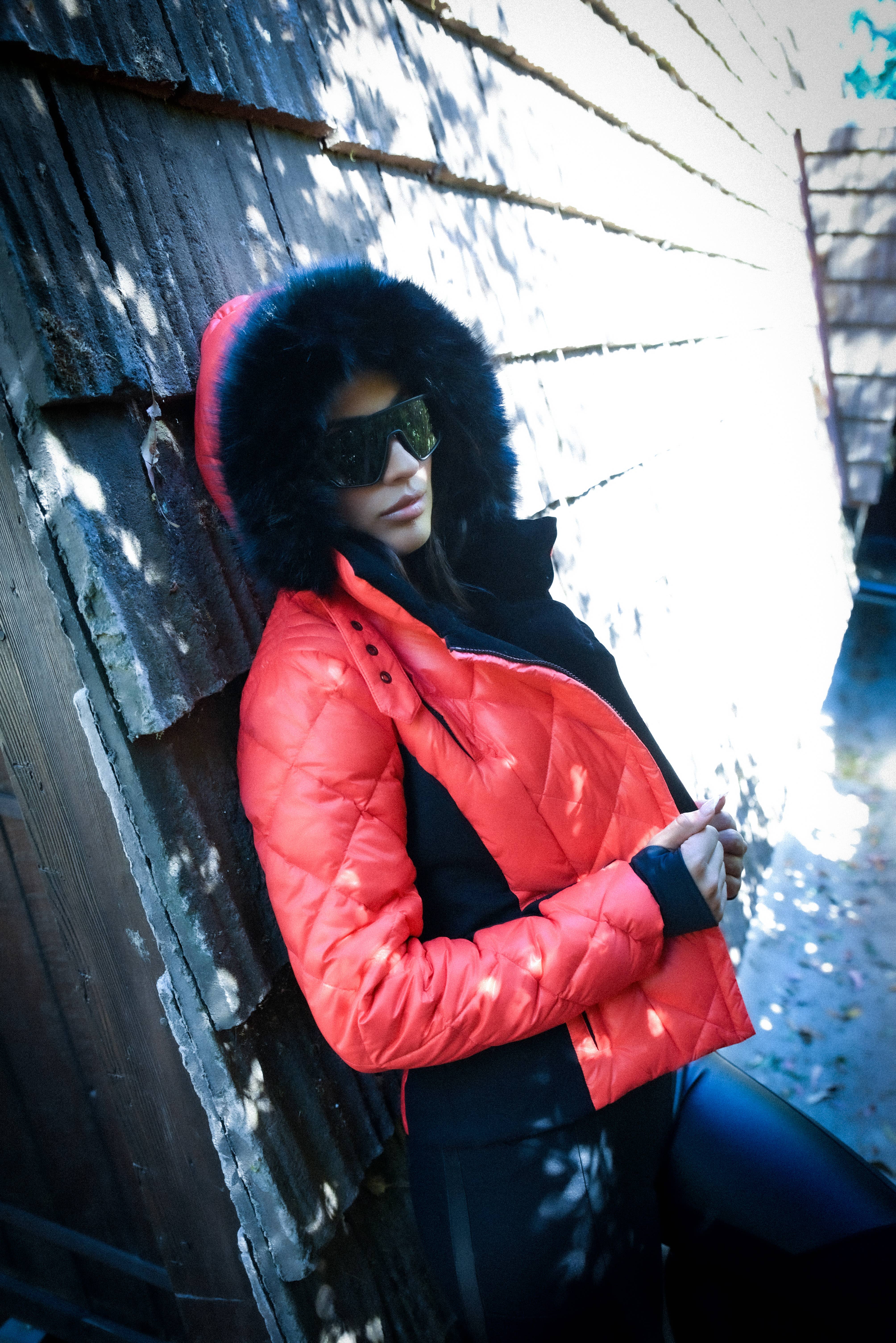 Blanc Noir - Wholesale Puffer Jacket - Women's - Jet Setter Jacket JLS4