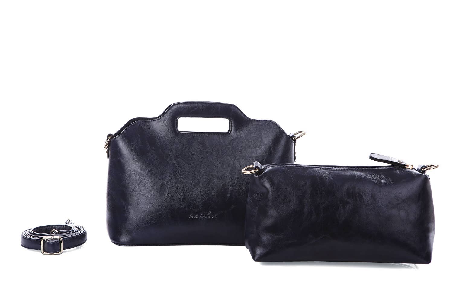 INES DELAURE – wholesale Top handle bag – women's – “Two in one” handbag10