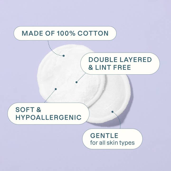 Cliganic - Wholesale Cotton Pad - Premium Cotton Rounds1
