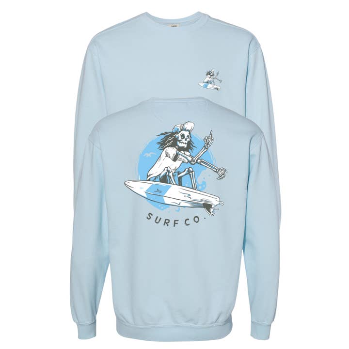 Surf's Up Crewneck for engroshandel hos Two Joints Surf Co.