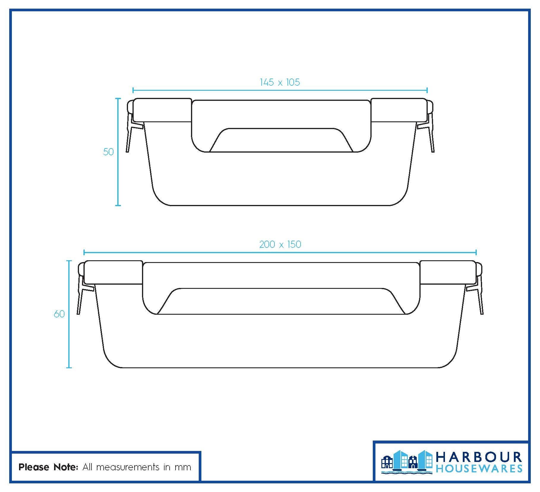 Rinkit Ltd – wholesale Matlåda – 10-delars set med glasmatlådor med lock5