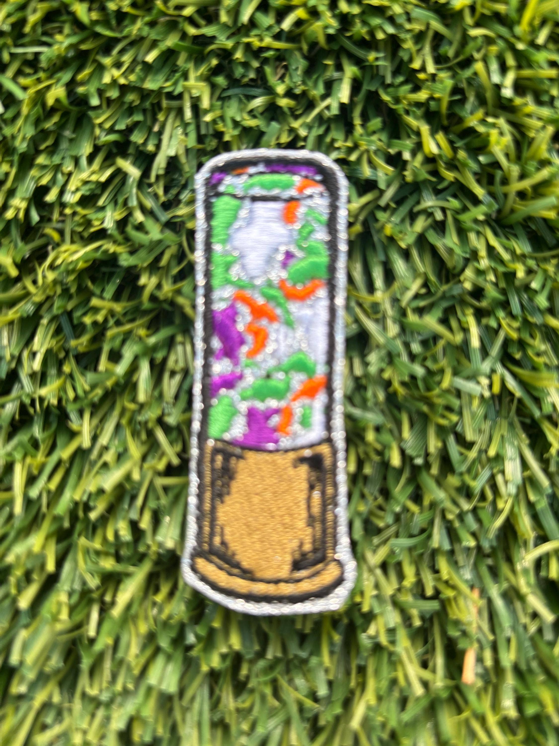 Eric Hill Designs, LLC - Wholesale Patch - Camo Shot Gun Shell Glitter Embroidered Patch3