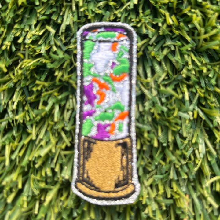 Eric Hill Designs, LLC - Wholesale Patch - Camo Shot Gun Shell Glitter Embroidered Patch3