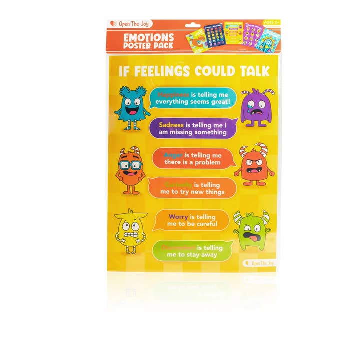 Open The Joy - Wholesale Poster - Emotions Poster Pack6