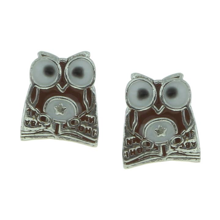Owl Stud ER for wholesale by Indigo Sterling Silver