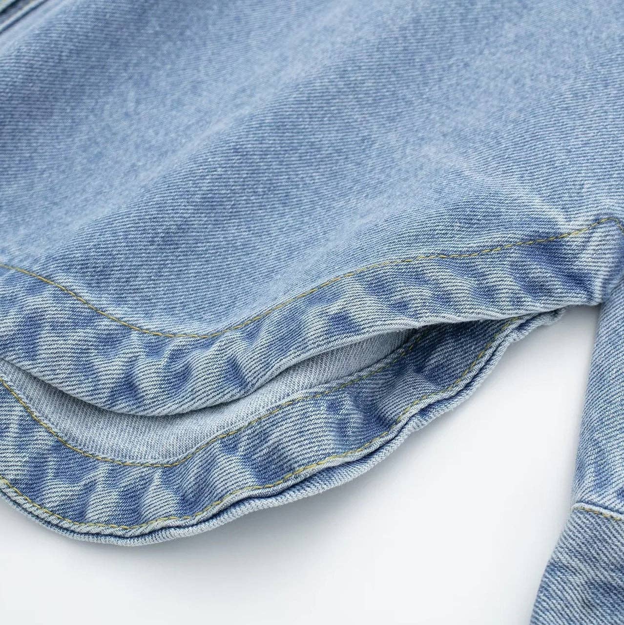 As Shown European Summer Denim Shirt Jacket  Chic  Cool for wholesale on Faire2