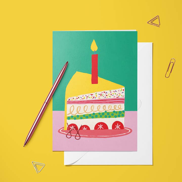 Carta Piegata - Torta di Compleanno per la vendita all'ingrosso da parte di Hello couleur