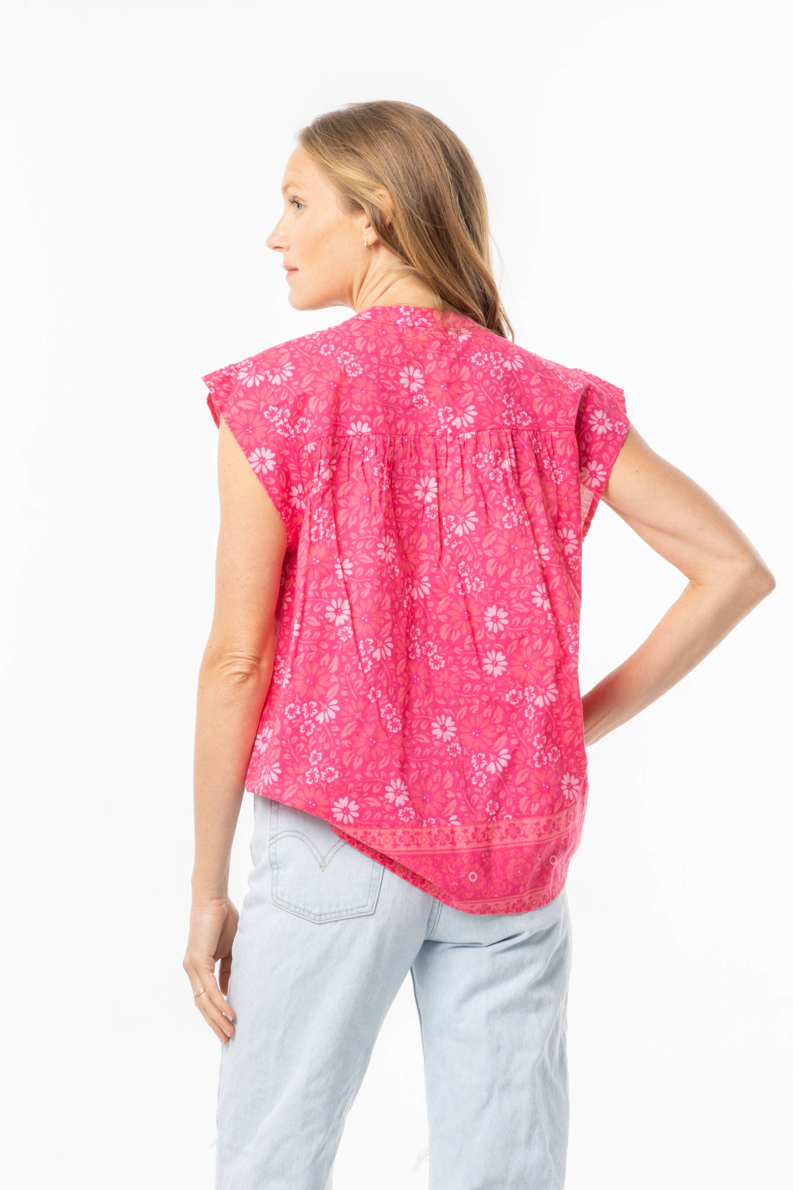 Martina Top. Magenta for wholesale on Faire2