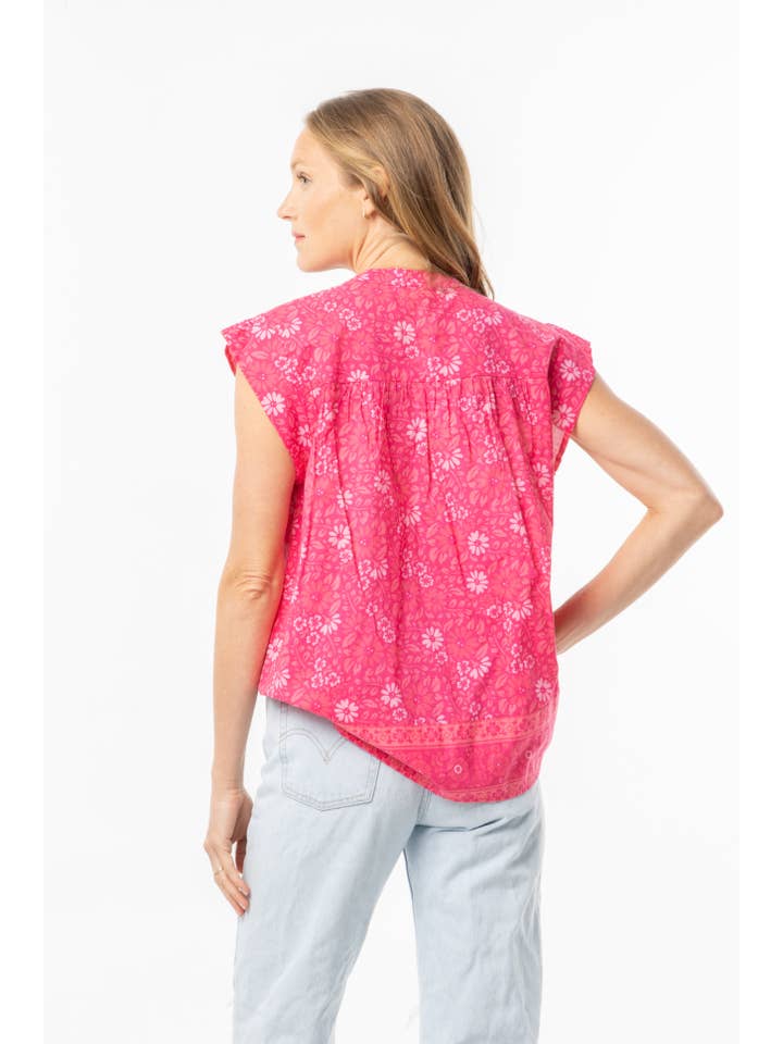 Martina Top. Magenta for wholesale on Faire2