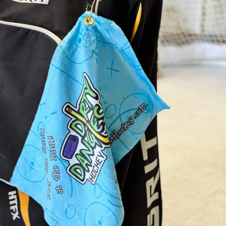 Dirty Dangles Hockey - Wholesale Sports Towel - Bench and Skate Towels (11in x 18in) - Dirty Dangles Hockey