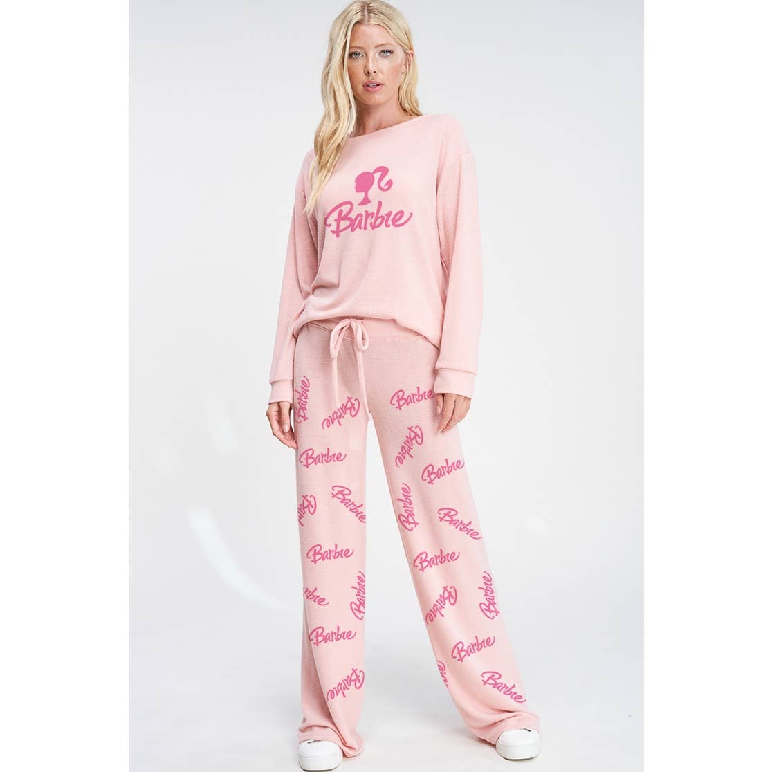 Phil Love - Wholesale Lounge Set - Women's - Barbie print soft lounge wear set10