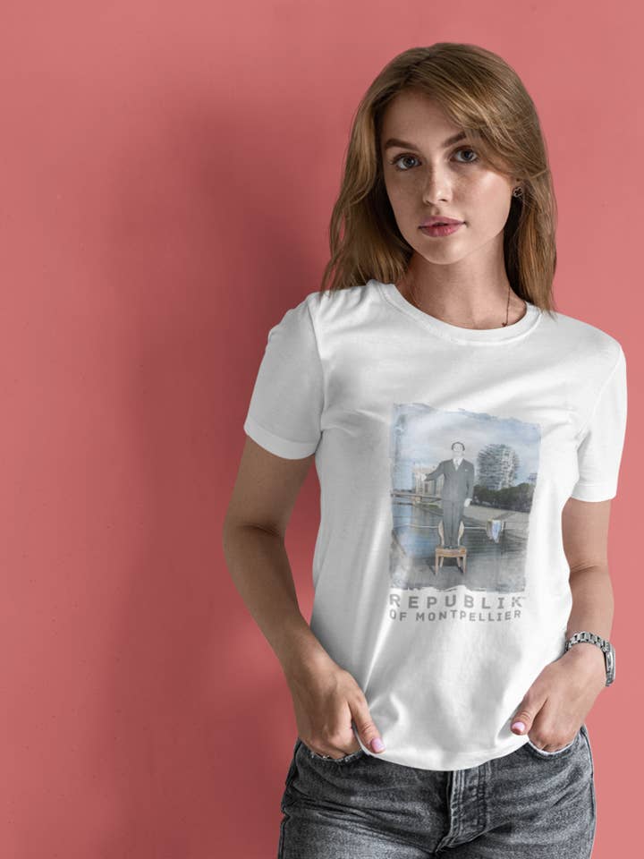 Republik Of - Wholesale Screen Printed T-Shirt - Women's - Dali T-shirt