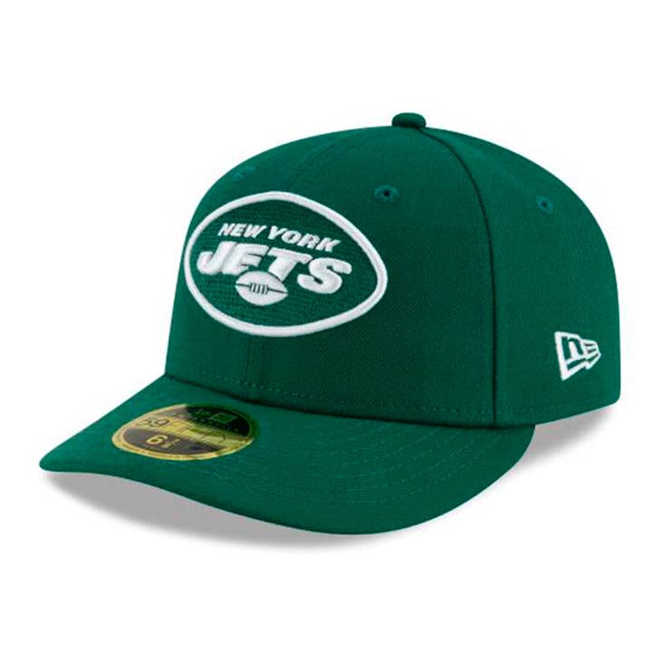 Rat City Skate Shop – wholesale Baseballkeps - Unisex – New York Jets 59fifty New Era Low Pro Grön Fitted Keps