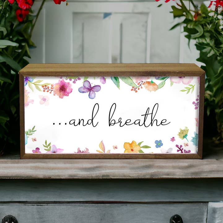 Light Box Home …And Breathe for wholesale by Echo Three