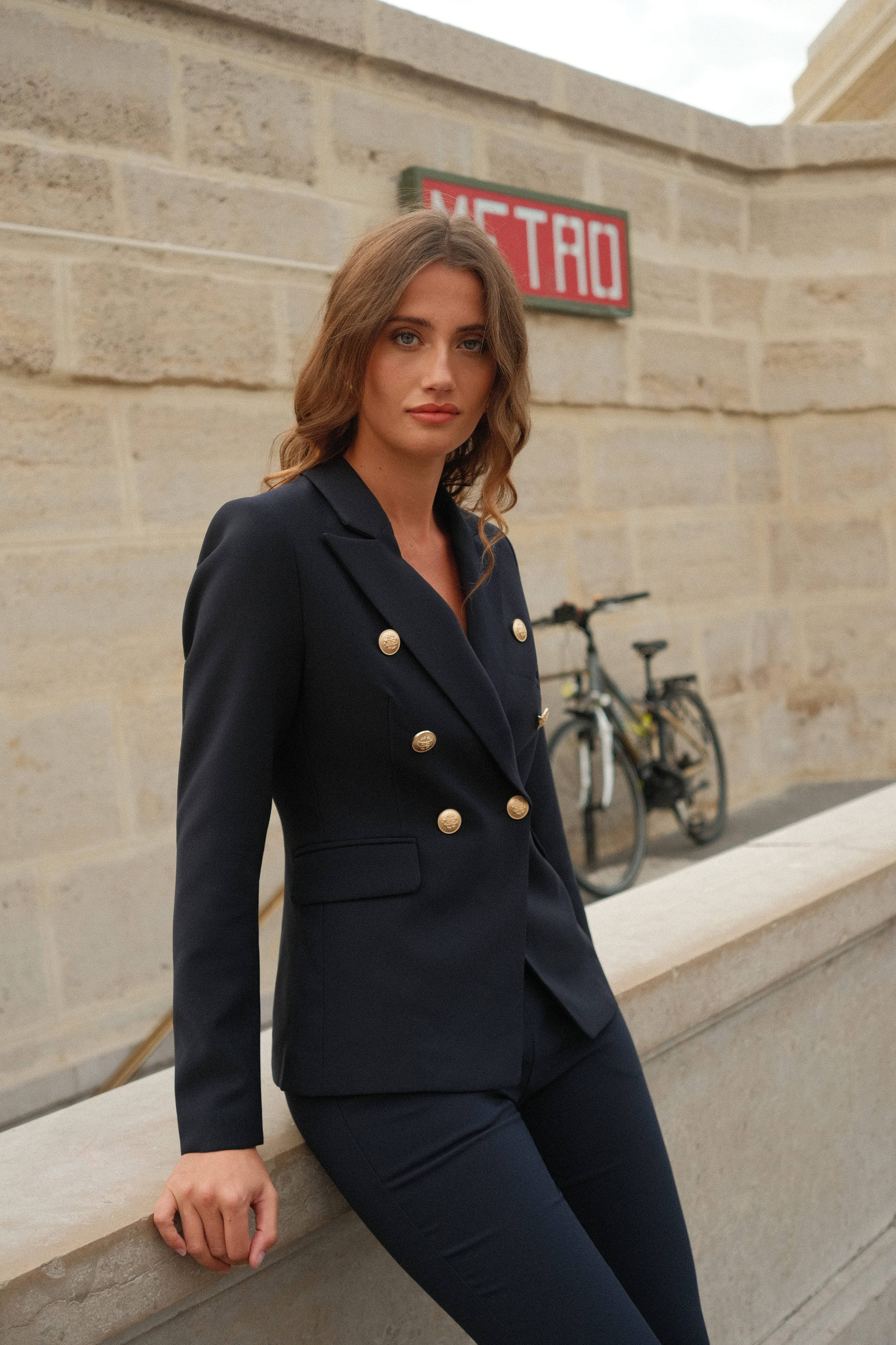 LULUMARY – Engroshandel Jakke - Dame – Dobbeltknapjakke V19549