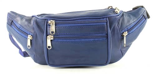 Leather Impressions Inc - Wholesale Belt Bag - Women's - Multi-Pocket Fanny Pack Style 5147