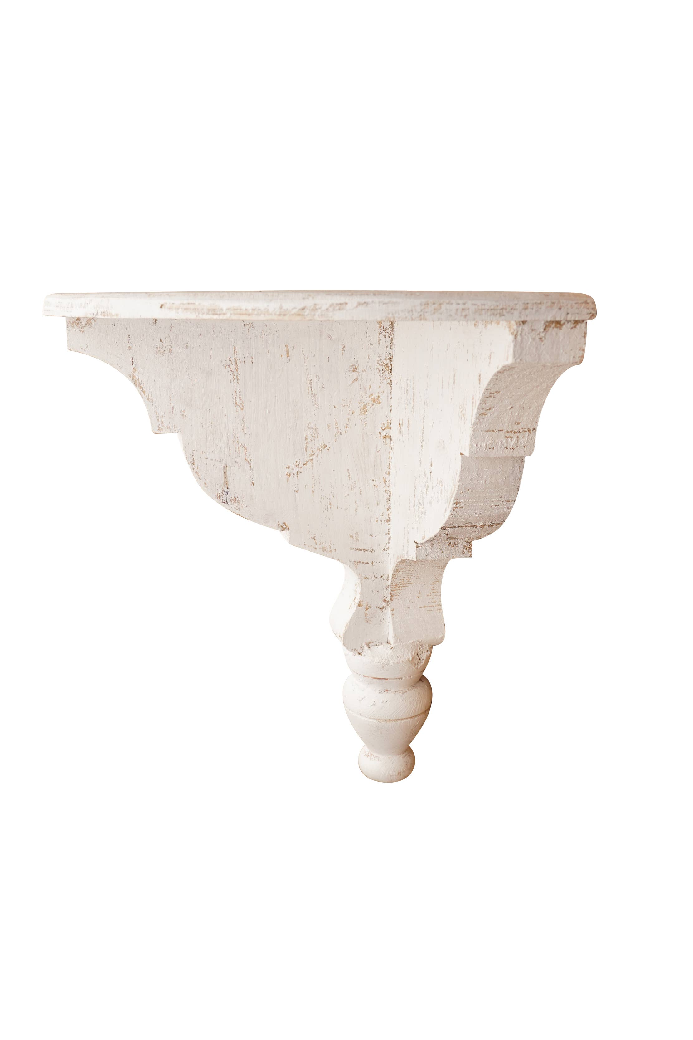 My Amigos Imports - Wholesale Wall Mounted Shelf - White Creek Farmhouse Corbel Shelf-Rustic-15Wx10Dx14H-$241