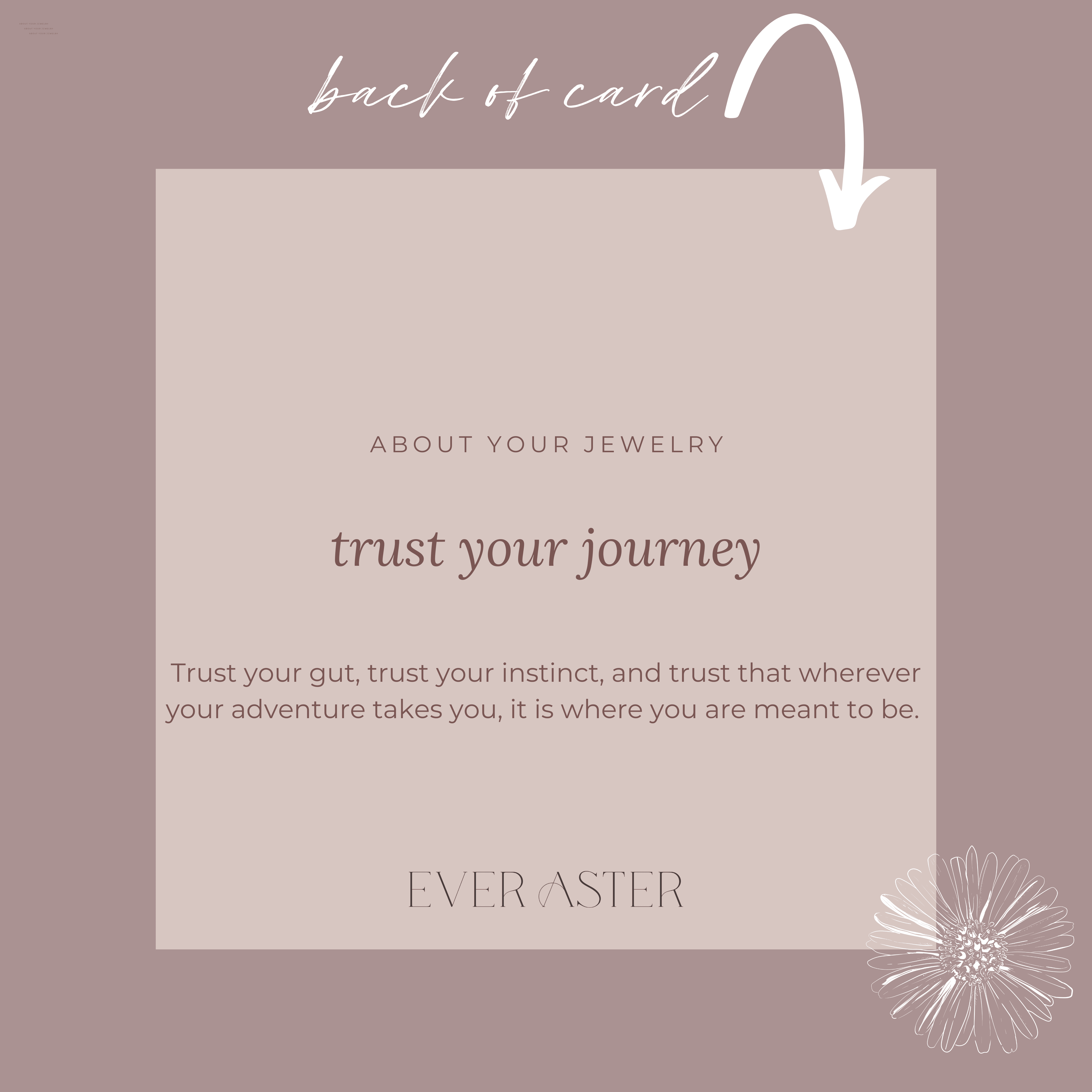 Ever Aster - Vente Colliers à pendentif - Collier Trust Your Journey5