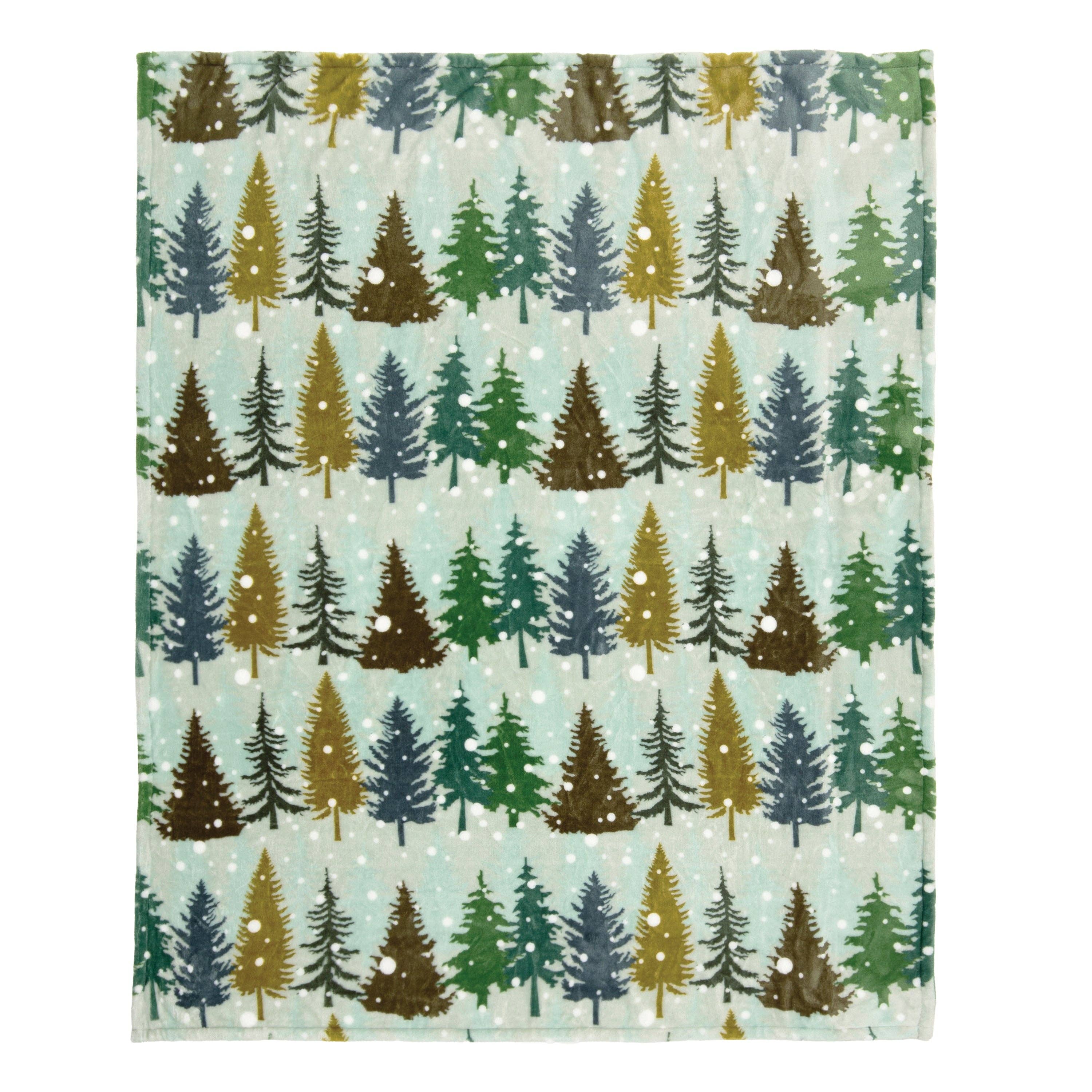 Carstens, Inc. - Wholesale Travel Blanket - Snowflake Forest Travel Blanket1