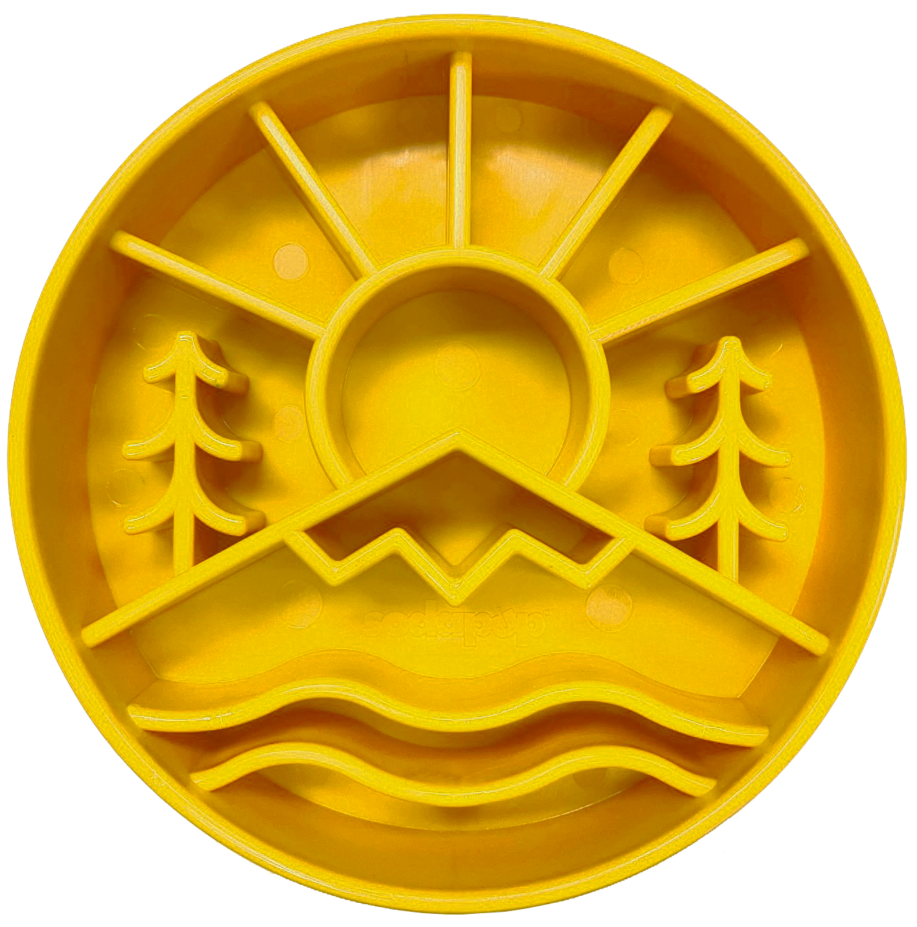 SodaPup Dog Toys - Wholesale Pet Bowl - Cat/Dog - Great Outdoors Design eBowl Enrichment Slow Feeder Bowl for2