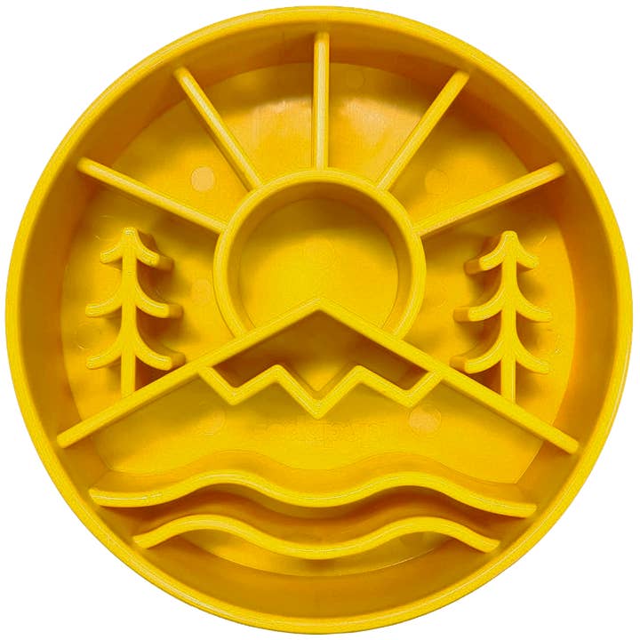 SodaPup Dog Toys - Wholesale Pet Bowl - Cat/Dog - Great Outdoors Design eBowl Enrichment Slow Feeder Bowl for2