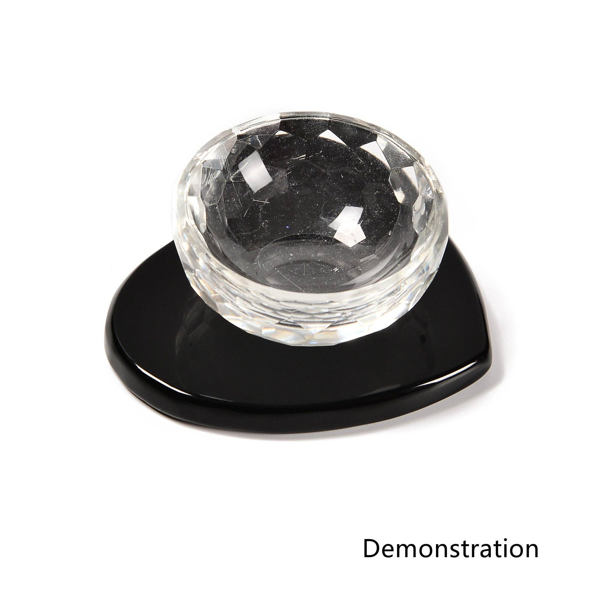 CRCBEADS - Wholesale Coasters - Natural Gemstone Heart Shape Coaster Size 10x85mm Sold by Piece1