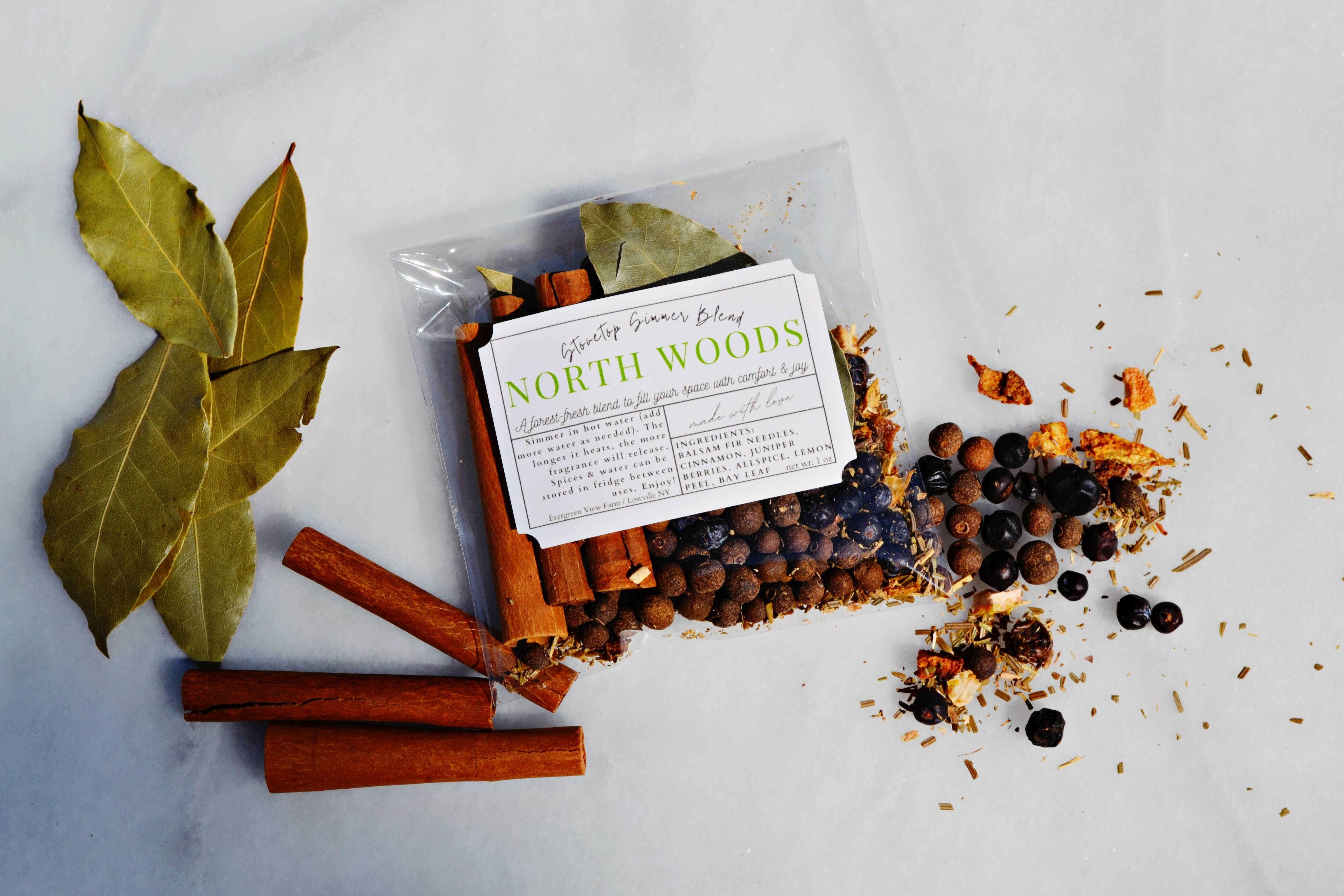 Evergreen View Farm - Wholesale Potpourri - Simmer Pot Stovetop Spice Christmas Holiday "North Woods"14