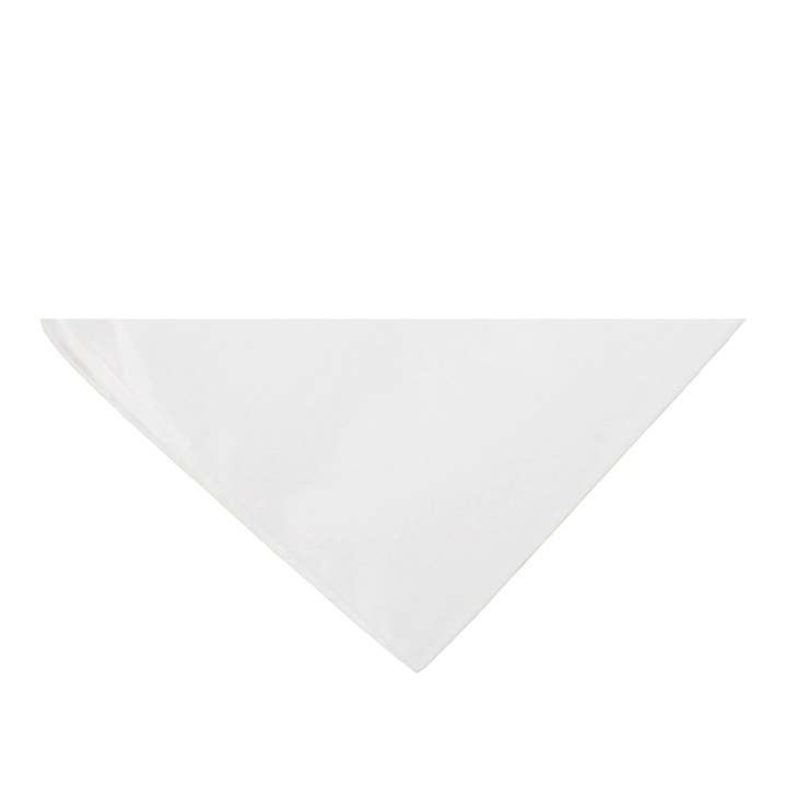 Bandanas Wholesale - Wholesale Bandana – Unisex - Pack of 11 Jordefano Triangle Cotton Bandanas - Solid Colors and Polyester - 30 in x 19 in x 19 in1