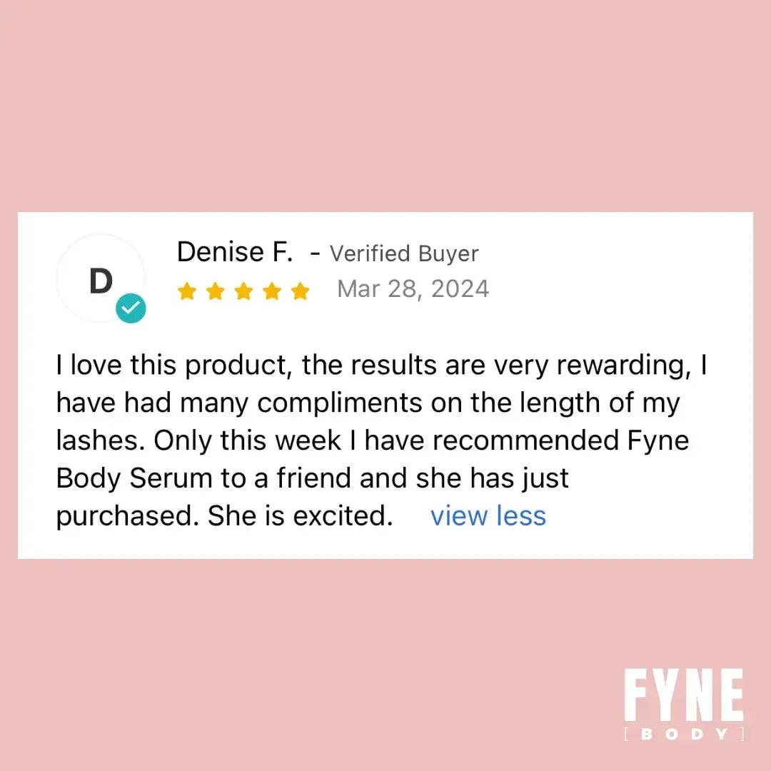 FYNE BODY - Wholesale Eyelash/brow serum - FYNE Eyelash Enhancing Serum6